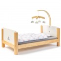 Drewniane łóżeczko dla lalek BARLIA białe, MUSTERKIND®