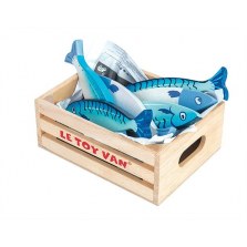Ryby drewniany zestaw w skrzyneczce, Le Toy Van