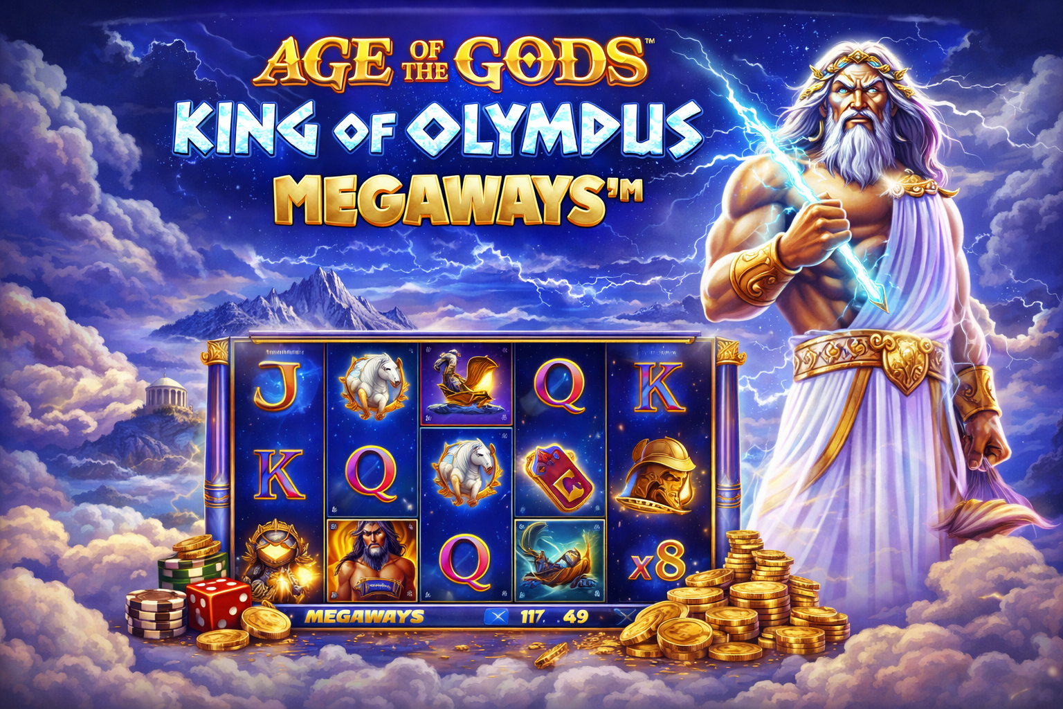 Age of the Gods King of Olympus Megaways