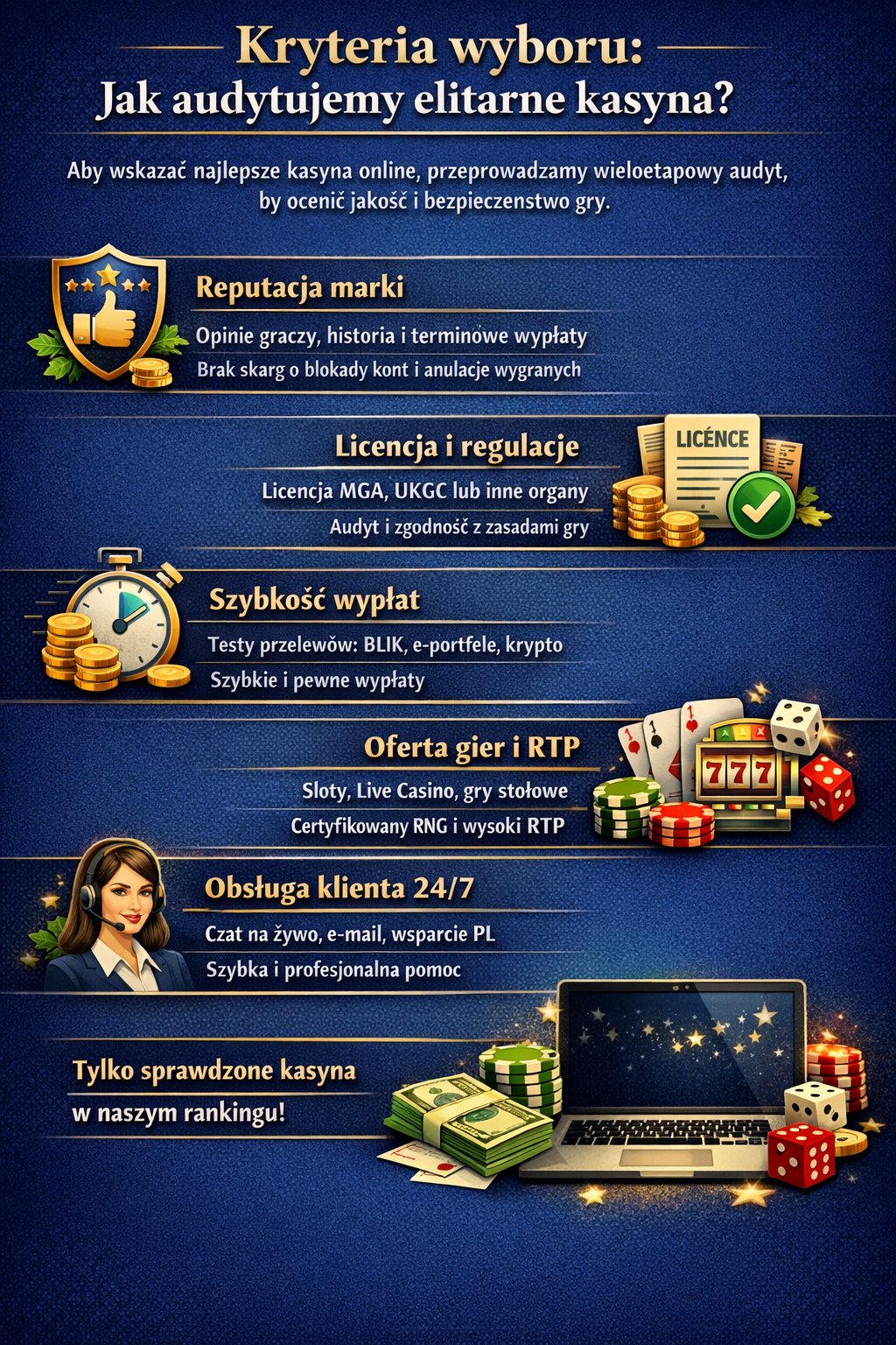 Jak audytujemy elitarne kasyna