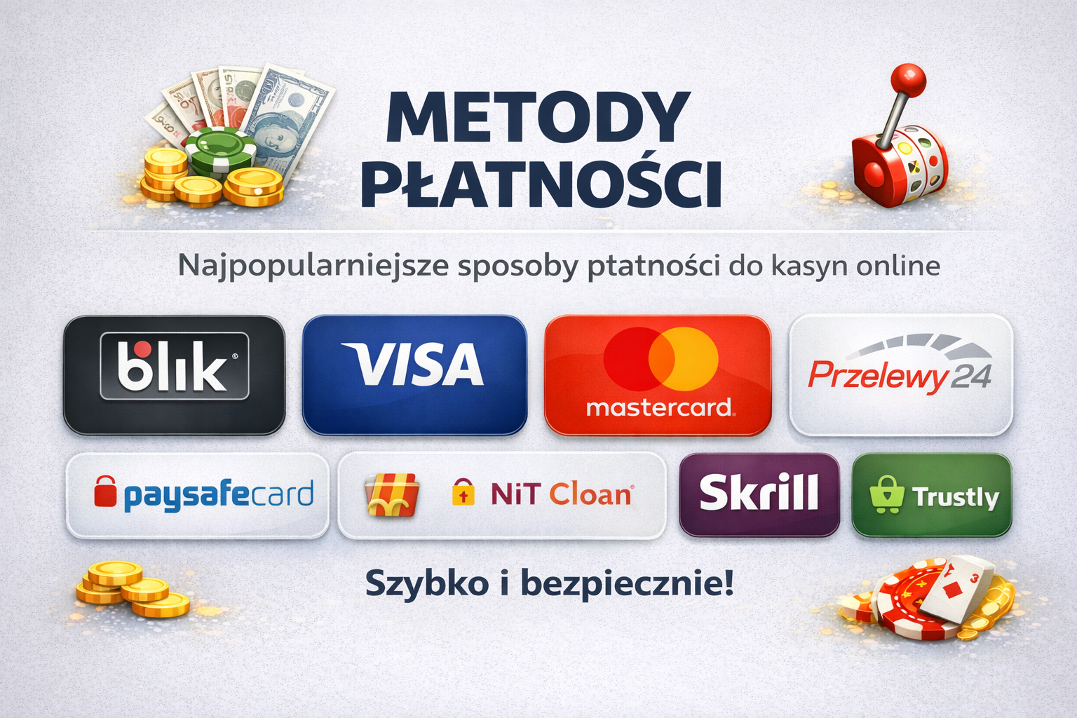 Metody płatności Bet Kasyno