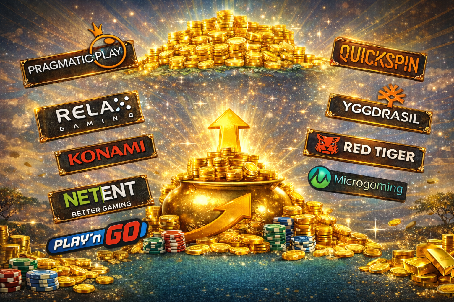 Najlepsi dostawcy gier kasynowych