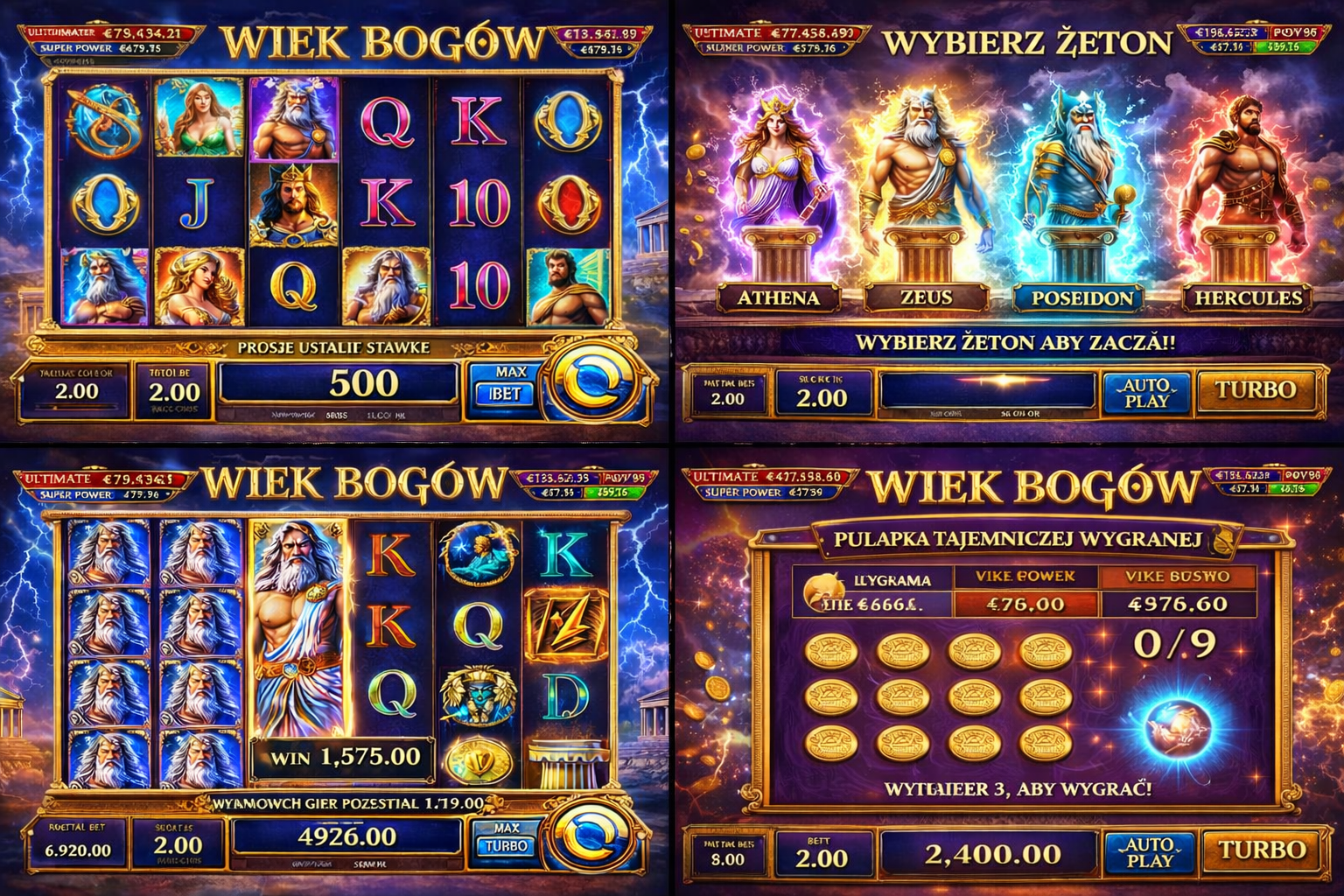 Automat Playtech - Age of Gods